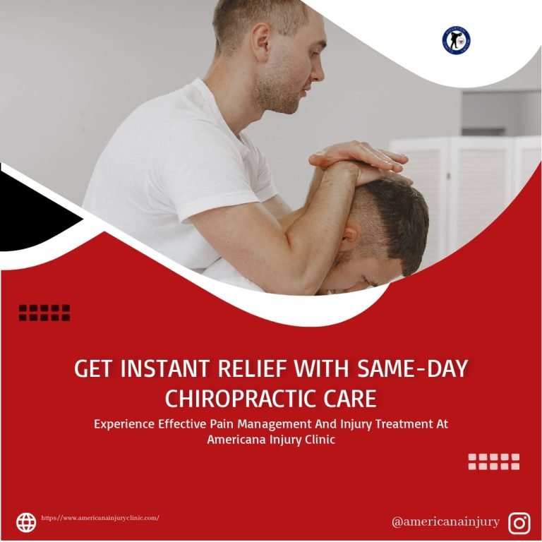 Same-Day Appointments Available For Any Chiropractic Treatment at Americana Injury Clinic